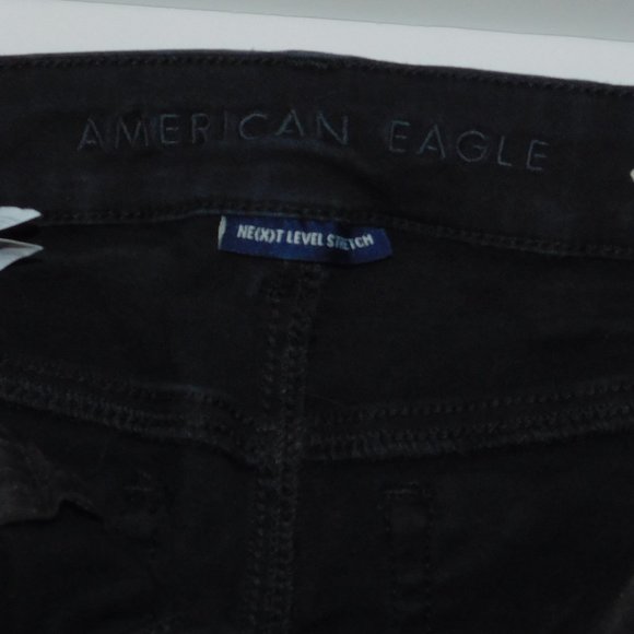 Black Jean Shorts Size 4 Womens - Picture 4 of 6